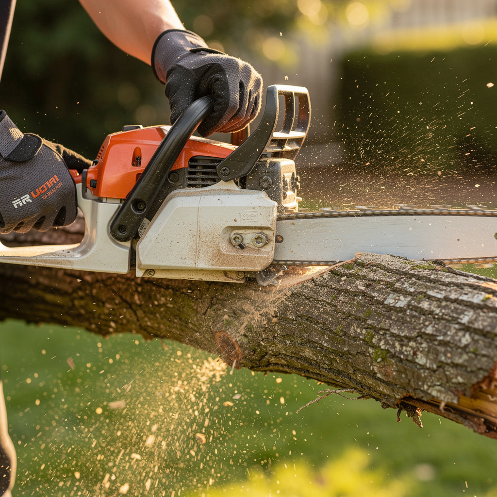 S & S Tree And Land Services professional team performing safe tree removal in Guyton, GA