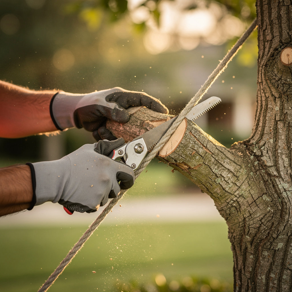 S & S Tree And Land Services family team providing expert tree and land services in Guyton, GA